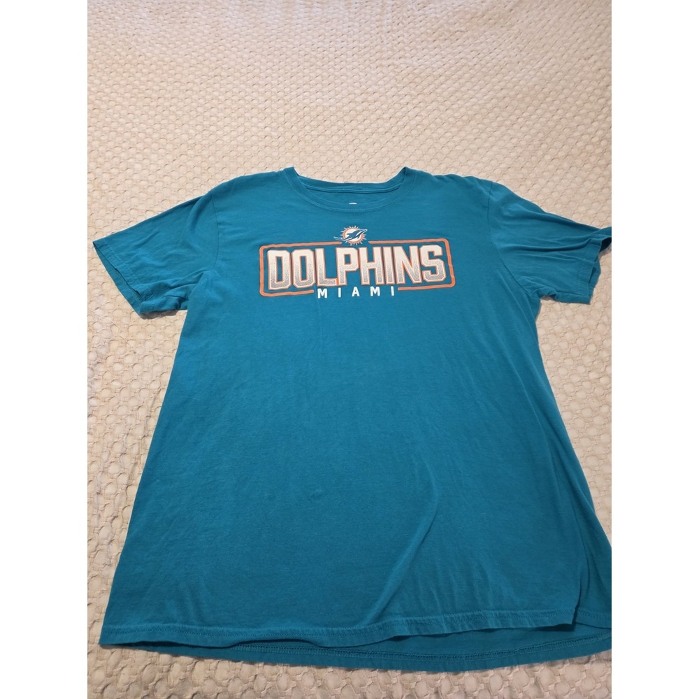 Miami Dolphins‎ Women's T-Shirt Short Sleeve Size Large NFL Football